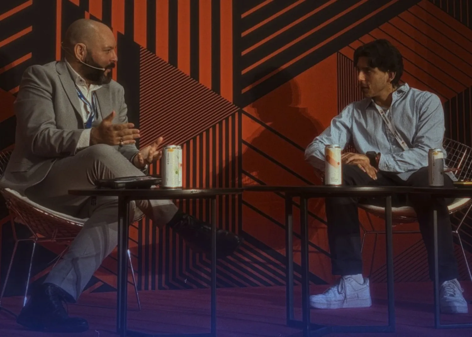 Emilio Takas in a fireside chat